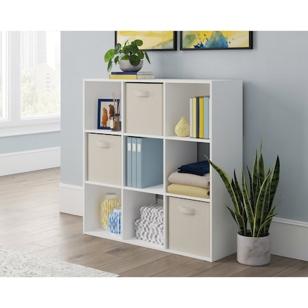 Solutions By Sauder 9-Cube - 1/2 in. Construction White 3a , Versatile design creates multiple storage solutions 430090